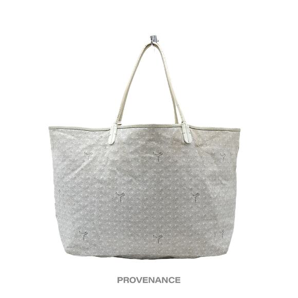 🔴 Goyard St. Louis Tote GM Bag - White Goyardine - Picture 1 of 13